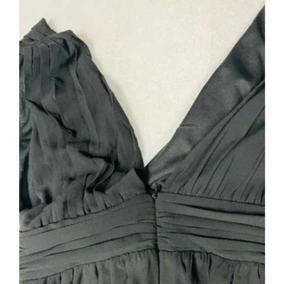 LULU'S sz M Heavenly Hues V-Neck Maxi Black Formal Party Gown Dress NEW B159 - Picture 5 of 9